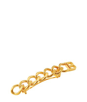 Gold Plated Barrette Medium Chain