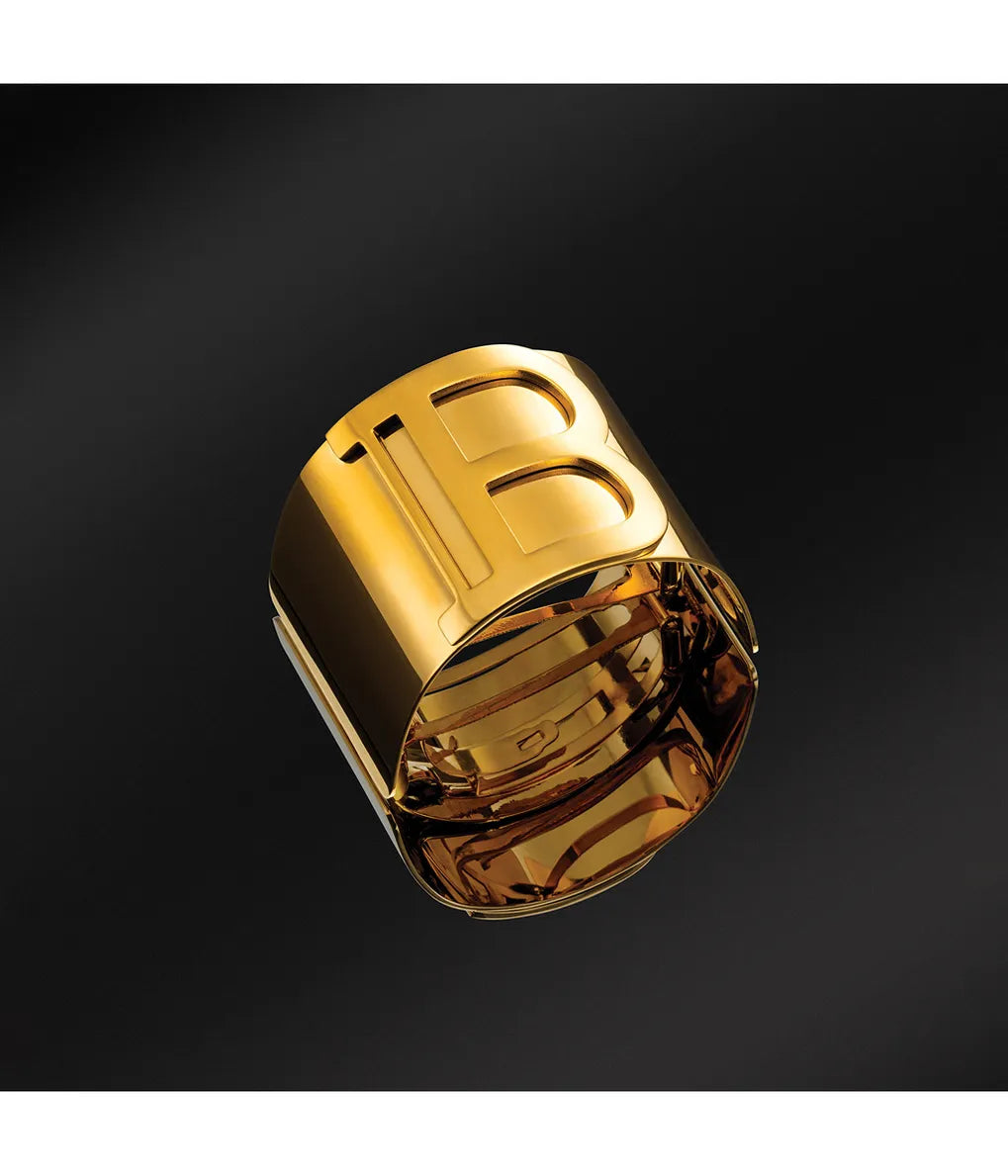 Gold Plated Clip Barrette L Logo