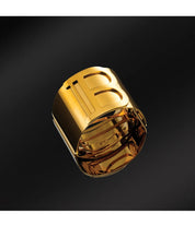 Gold Plated Clip Barrette L Logo