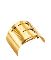 Gold Plated Clip Barrette L Logo