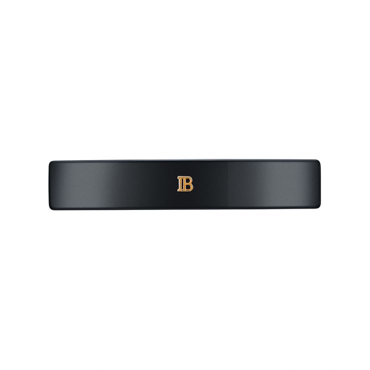 Cellulose Acetate Barrette pour Cheveux Medium Black