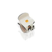 Cellulose Acetate Pince a Cheveux Extra Small White/Black