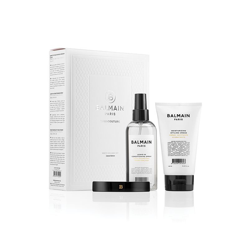 Winter Brilliance Set - Barrette, Leave-in Spray, Moisturizing Cream