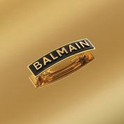 Gold Plated Barrette Medium Logo