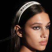 Balmain Hair Limited Edition Cellulose Acetate Headband Black/White Large