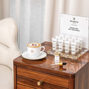 Balmain Hair Professional Coffee Stencil with Signature B logo for Salons
