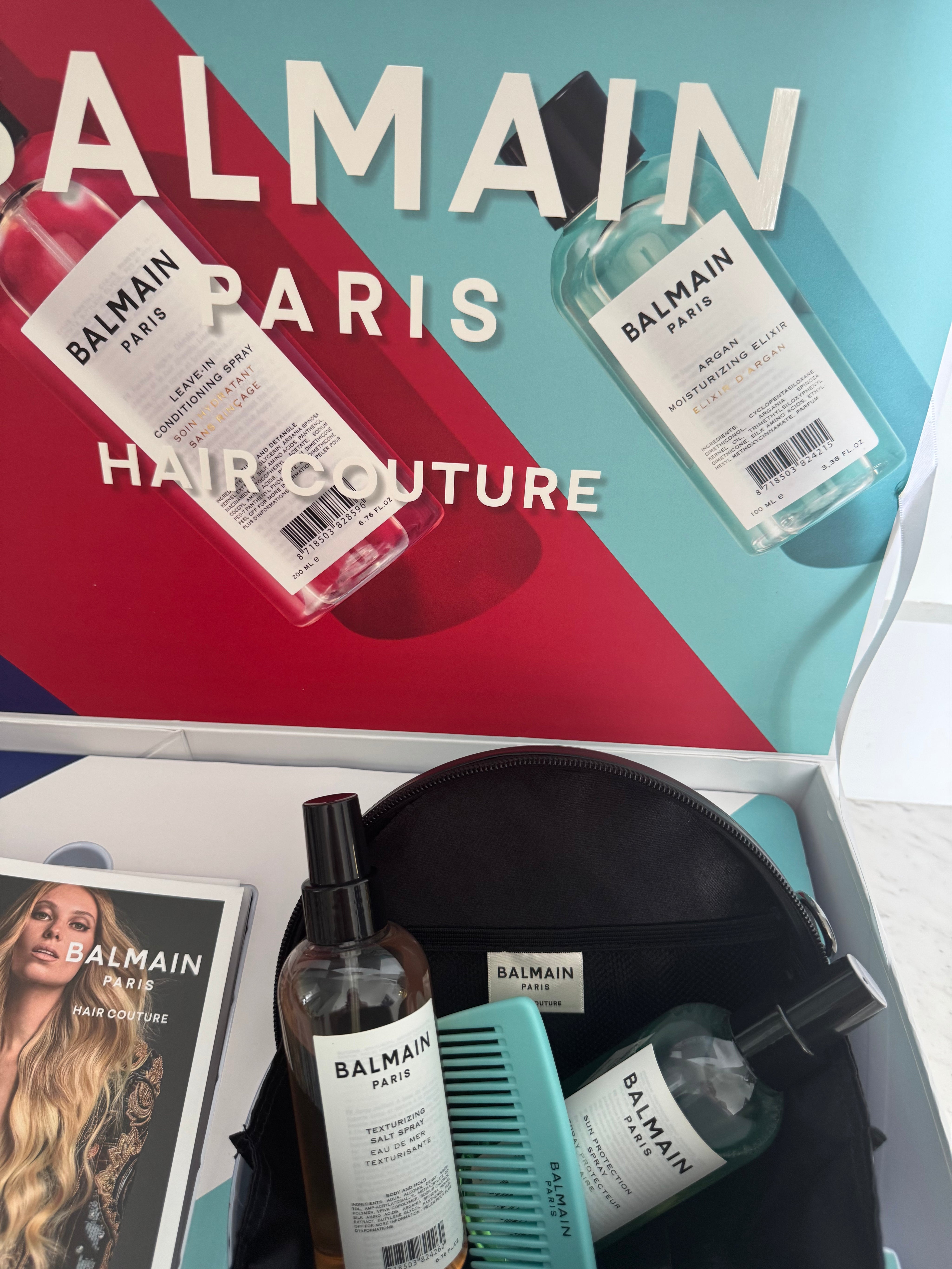 Limited Edition Backstage Case - Texturizing Salt Spray, Sun Protection, Comb, Bag (Education Kit)