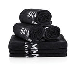 Balmain Hair Black Bleach Proof Salon Towel 6pcs