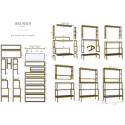 Balmain Hair Big Golden Retail Display