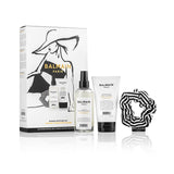 Balmain Hair Riviera Moisture Set (Leave-in Spray, Moisturizing Styling Cream, Limited Edition Scrunchie)